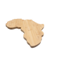 Africa Shaped Cutting Board